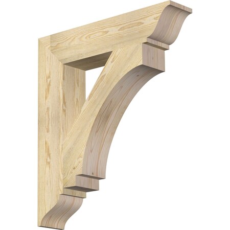 Ekena Millwork Imperial Traditional Rough Sawn Bracket, Douglas Fir, 6"W x 30"D x 34"H BKT06X30X34IMP01RDF